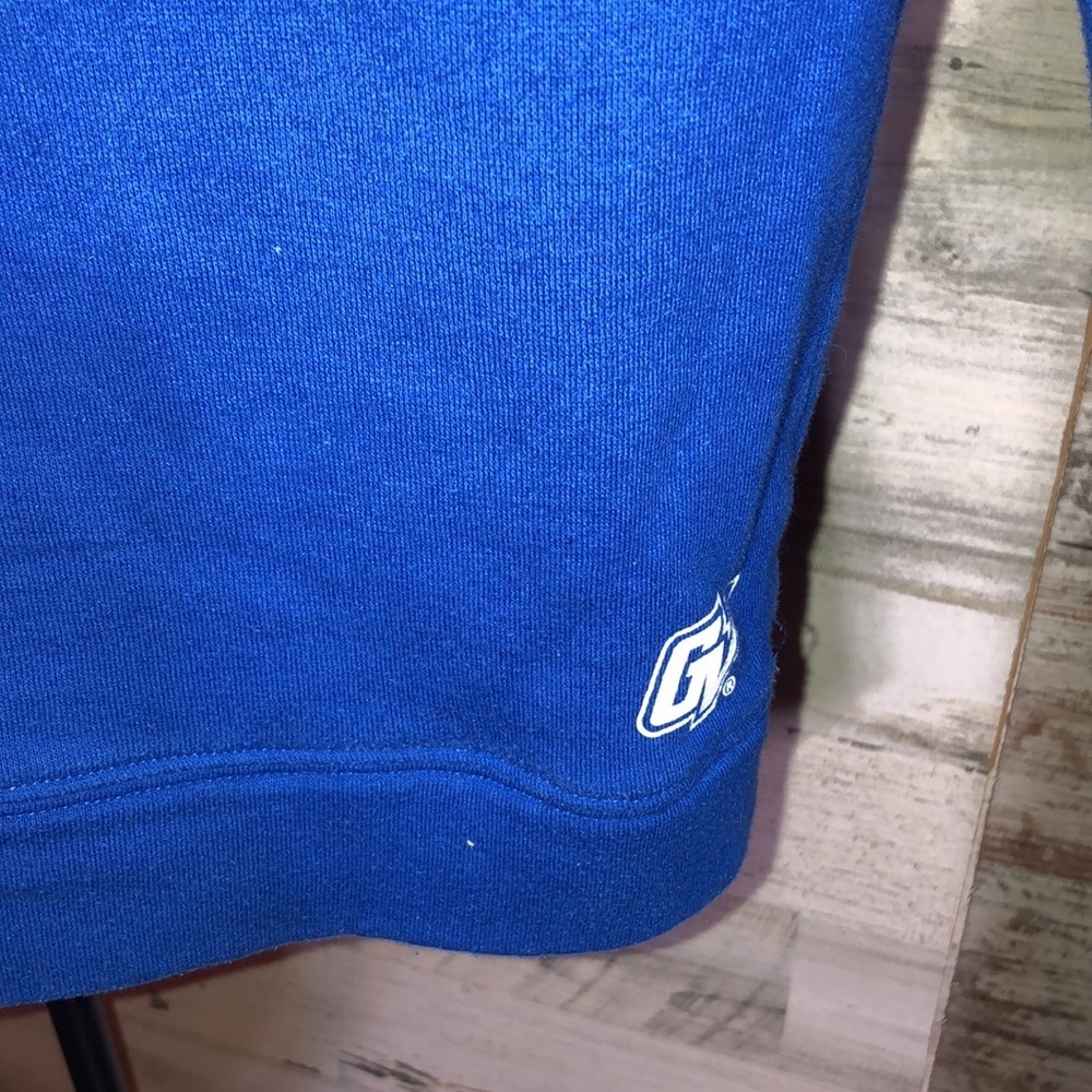 Pink Victoria’s Secret white and blue university sweatshirt size large GVSU​​ - Picture 3 of 9